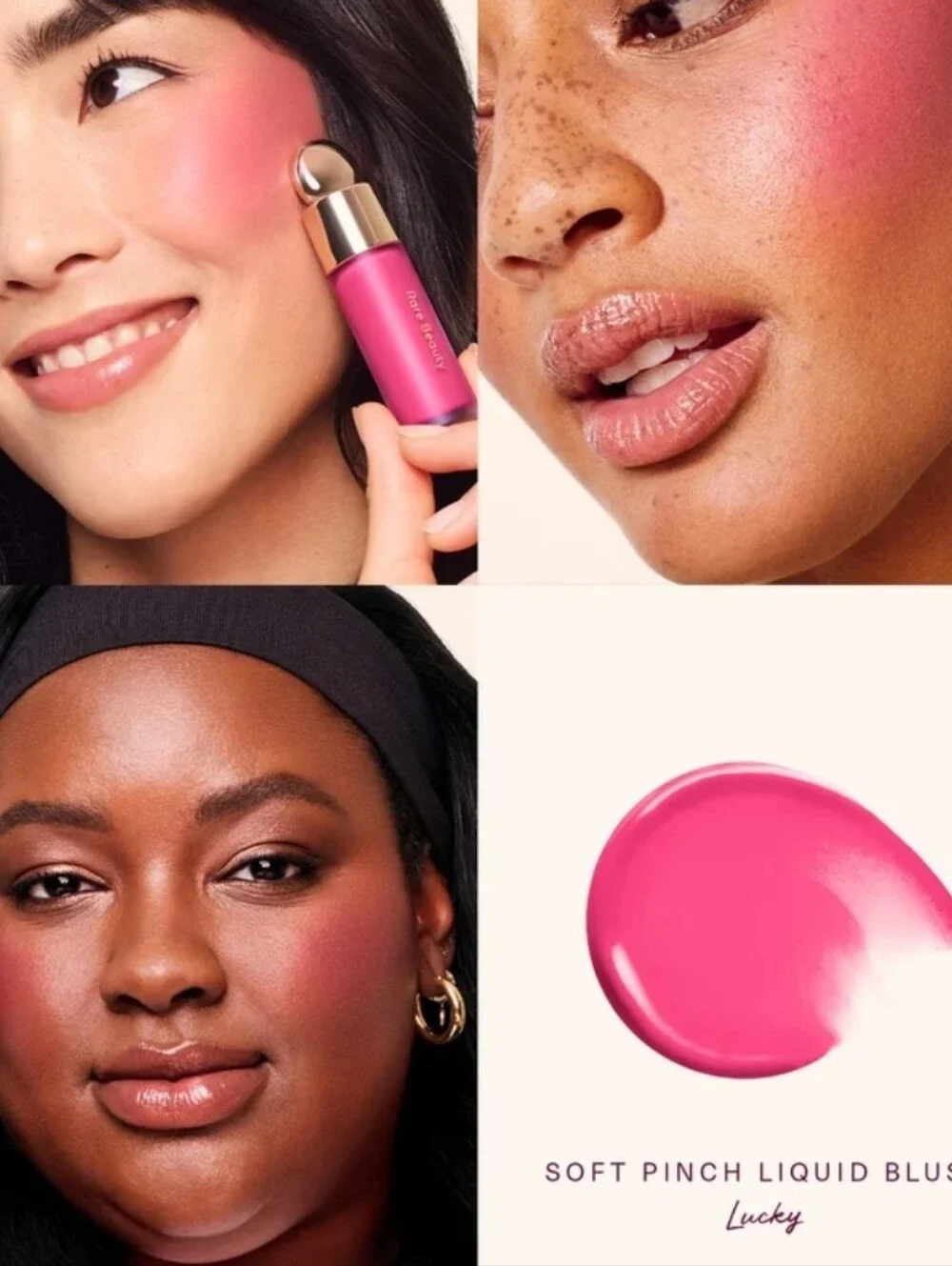 Rare Beauty Soft Pinch Liquid Blush in Lucky (Dewy Finish)